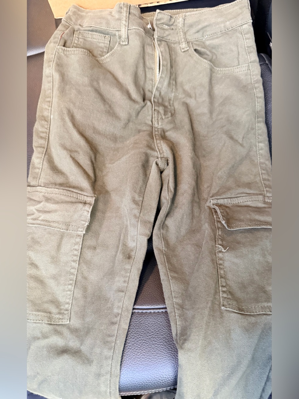 Olive Cargo Pants - READY TO SHIP NOW